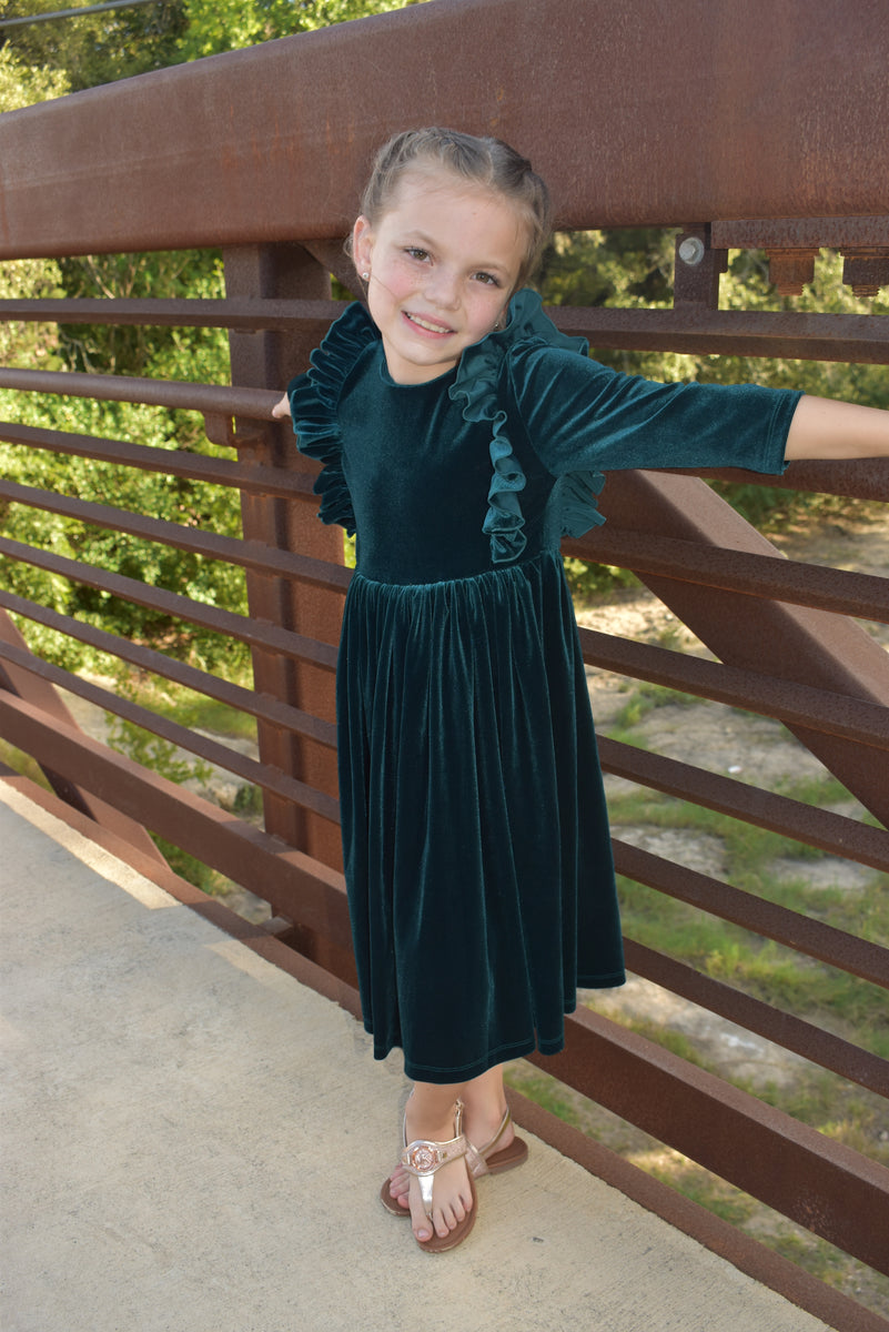 Twirling in Teal Satin Jacket