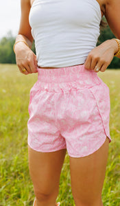 Pink Camo Shorts