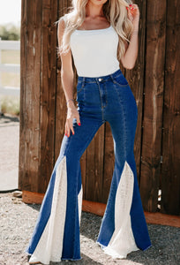 Boot Cut Jeans with Lace