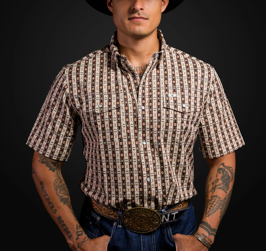 Ferrell Senior Short Sleeve Snap Shirt
