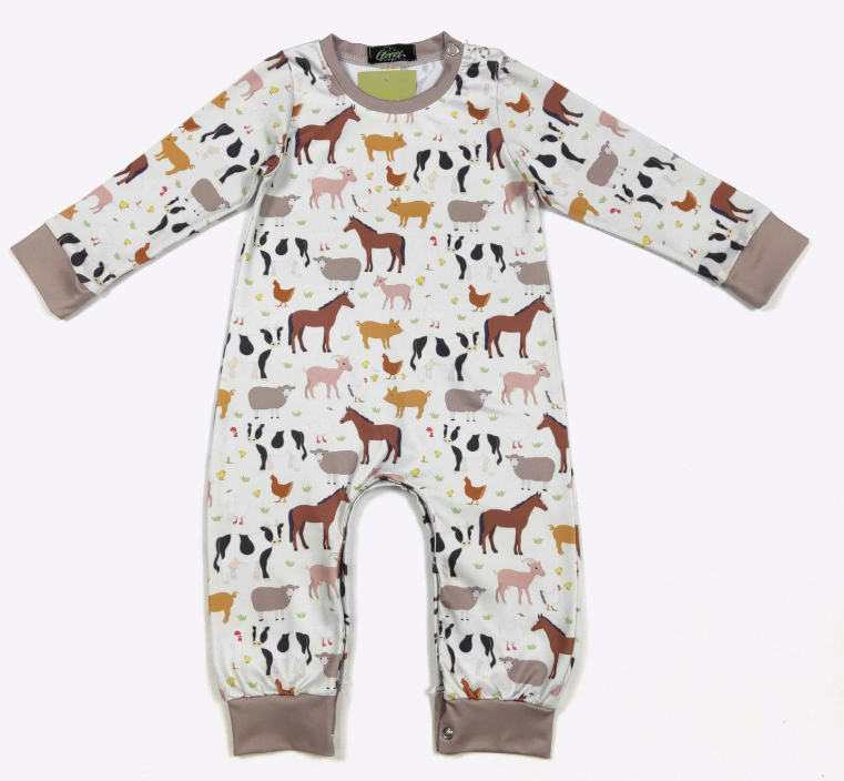Farmyard Boy Romper