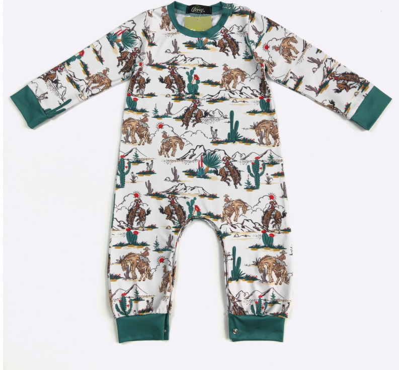 Bronco Boy Romper