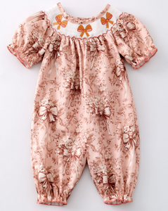 Hazel Waverly Smocked Baby Romper