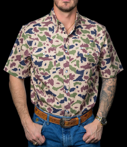 Ferrell Camo Short Sleeve Snap Shirt