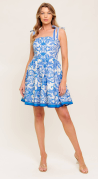 Printed Mini Dress
