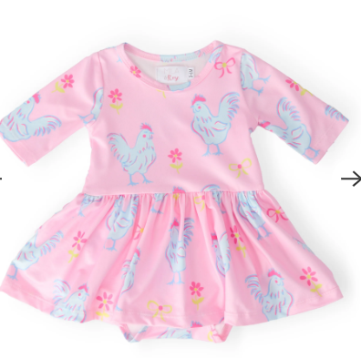 Little Miss Chickie Twirl Bodysuit