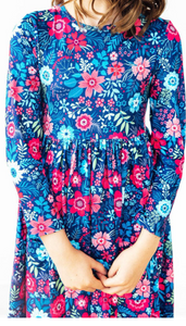 Sweet Gardenia L/S Pocket Twirl Dress