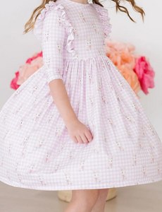Purple easter bunny dress