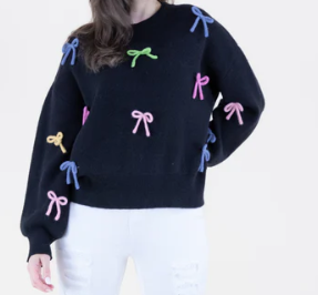 Colorful Bowties Crew Neck Sweatshirt