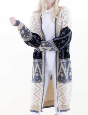 Diamond & ZigZags duster