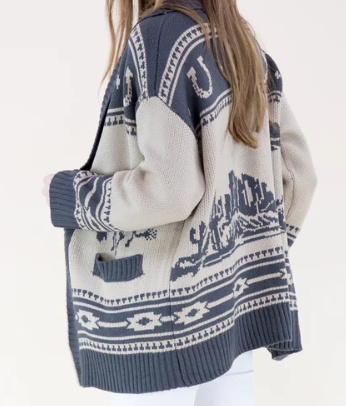Rodeo Desert Shawl Cardigan