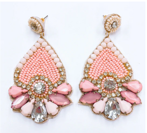 Raindrop Pink earrings