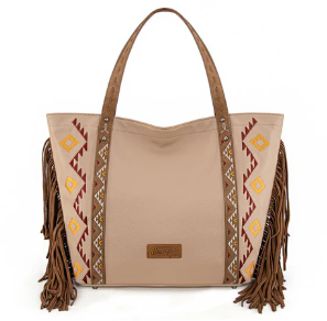 Wrangler Aztec Embroidered Large Tote Bag