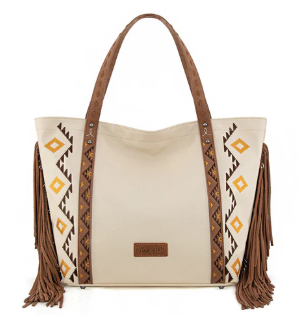 Wrangler Aztec Embroidered Large Tote Bag