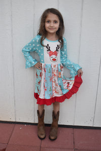 Christmas Deer Dress