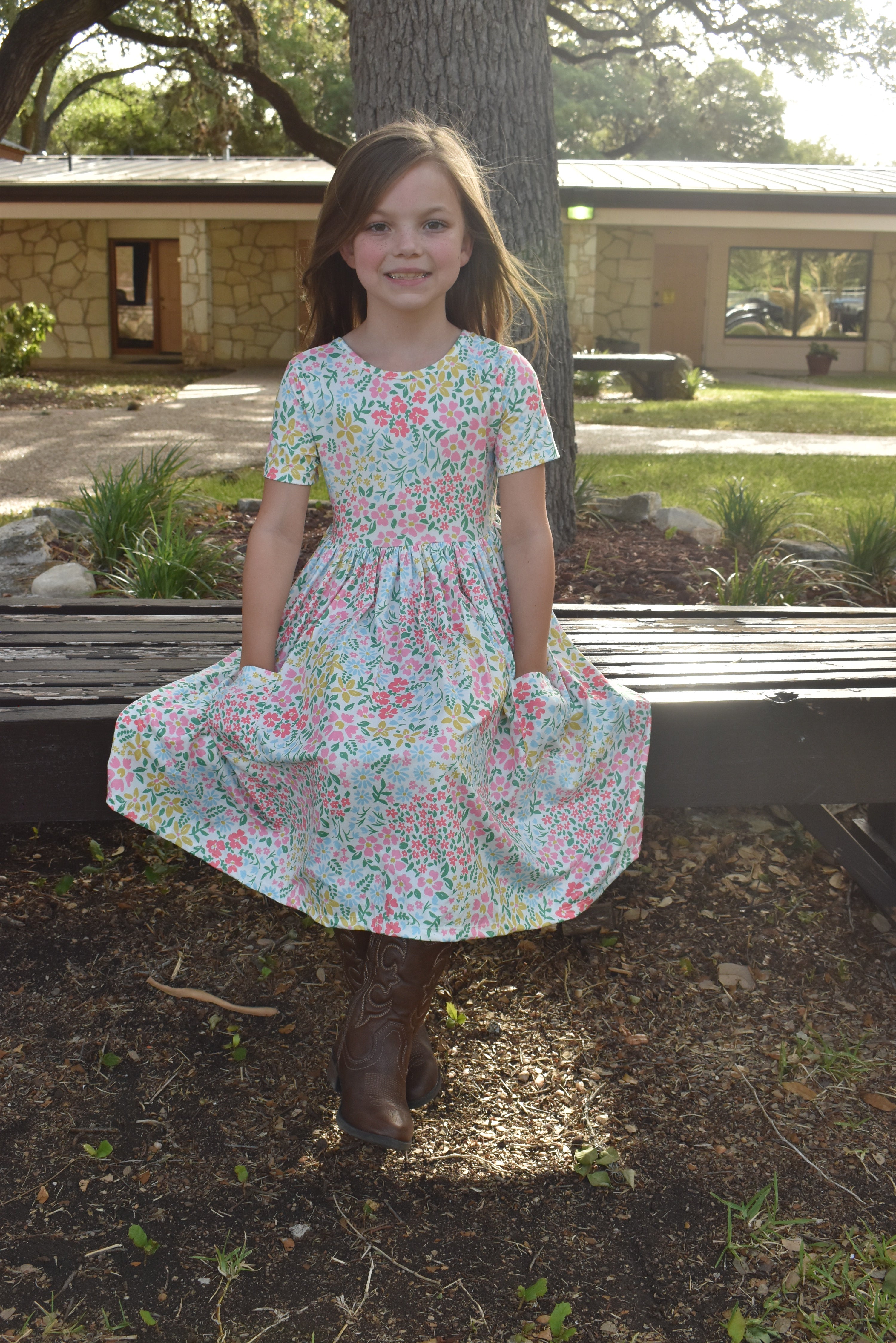 Daffodils Twirl Dress